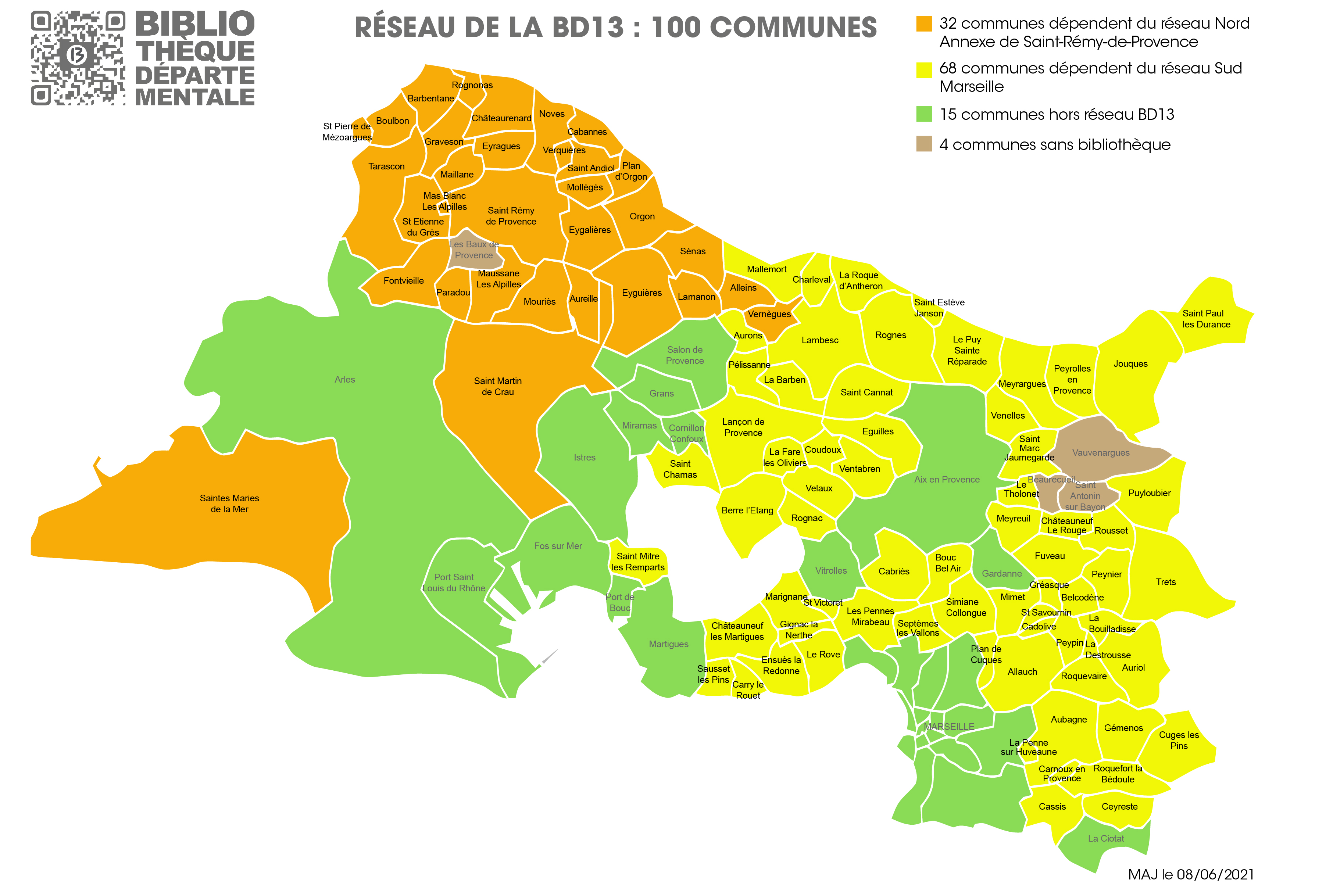 Carte Reseaux nord sud 190212